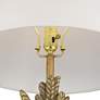 5_Possini Euro Cleo 33" High Faux Gold Leaf Finish Table Lamp more views