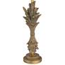 6_Possini Euro Cleo 33" High Faux Gold Leaf Finish Table Lamp more views