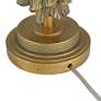 7_Possini Euro Cleo 33" High Faux Gold Leaf Finish Table Lamp more views