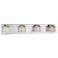 Possini Euro Coco 28 1/2" Wide Chrome 4-Light Bath Light