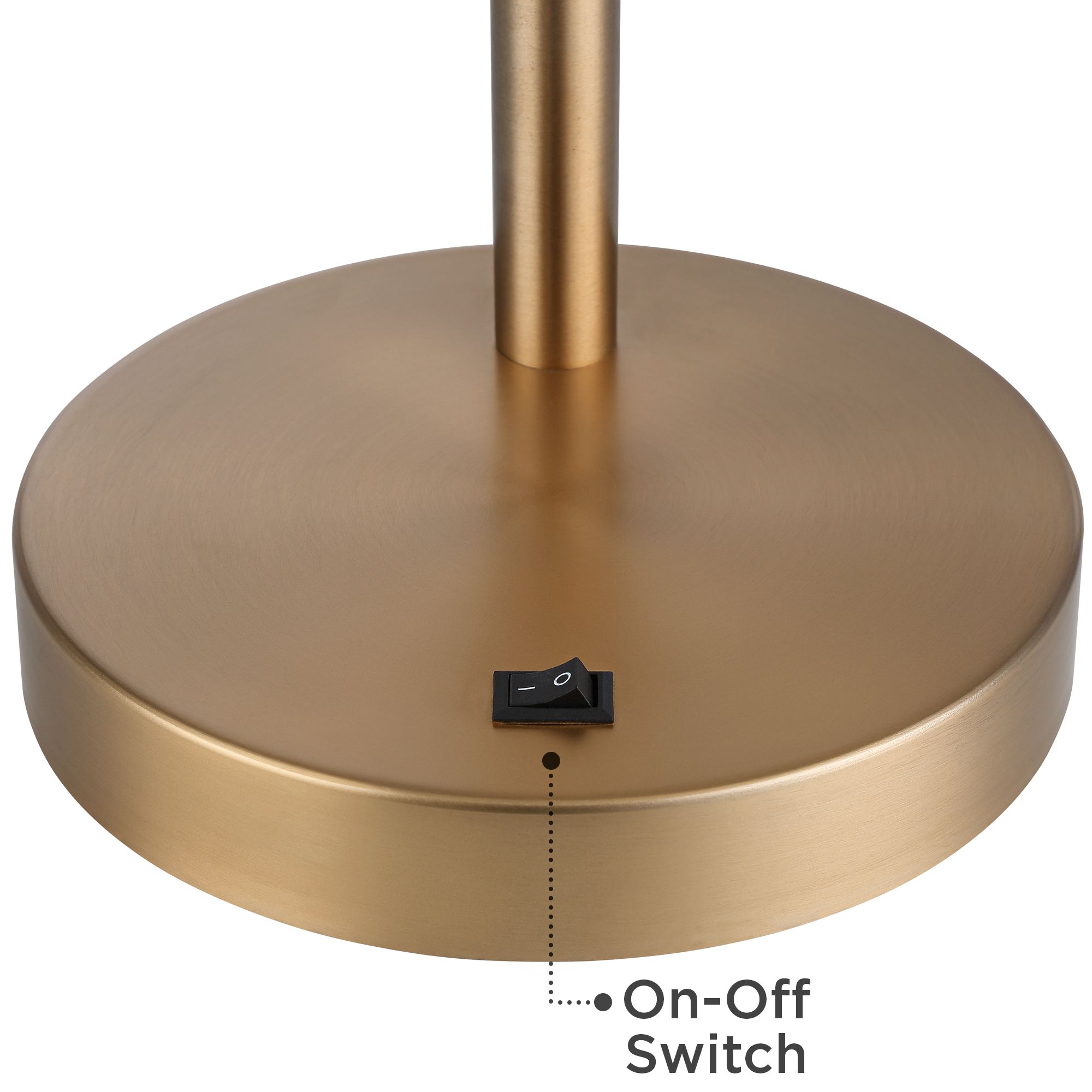 Image 6 Possini Euro Colborne 28" Black Gold Mid-Century Modern USB Desk Lamp more views