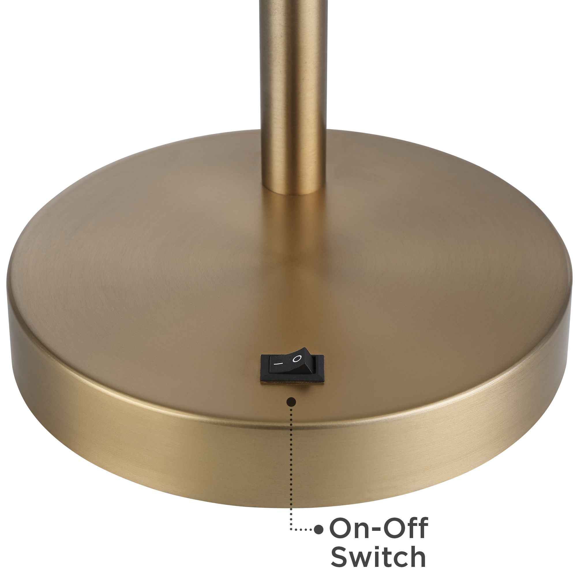 Image 6 Possini Euro Colborne Adjustable Gold Black LED USB Desk Lamps Set of 2 more views
