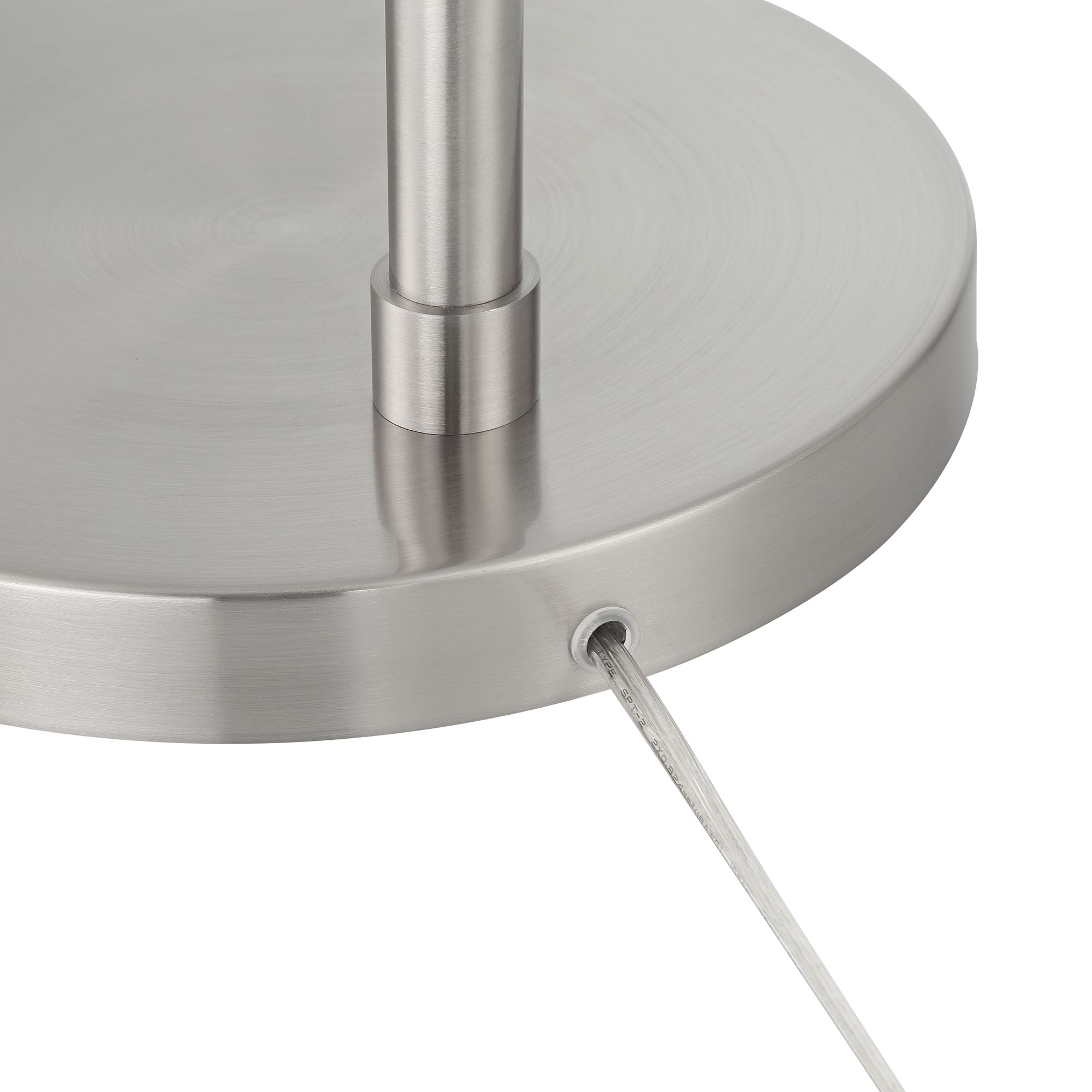 Image 7 Possini Euro Colby 61" High Brushed Nickel Downbridge Floor Lamp more views