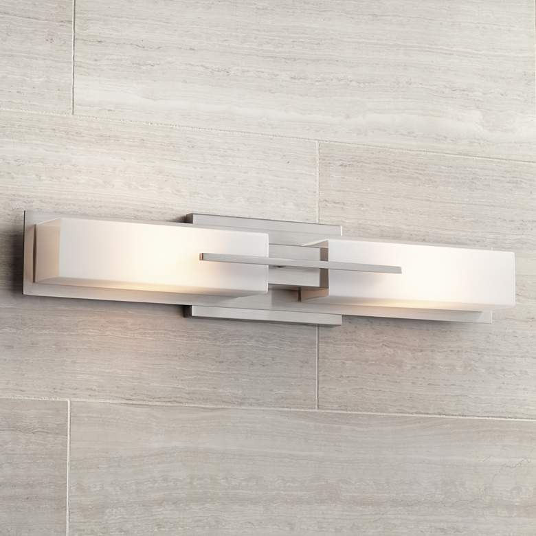 Image 1 Possini Euro Collection Midtown 23 1/2 inch W LED Bath Light