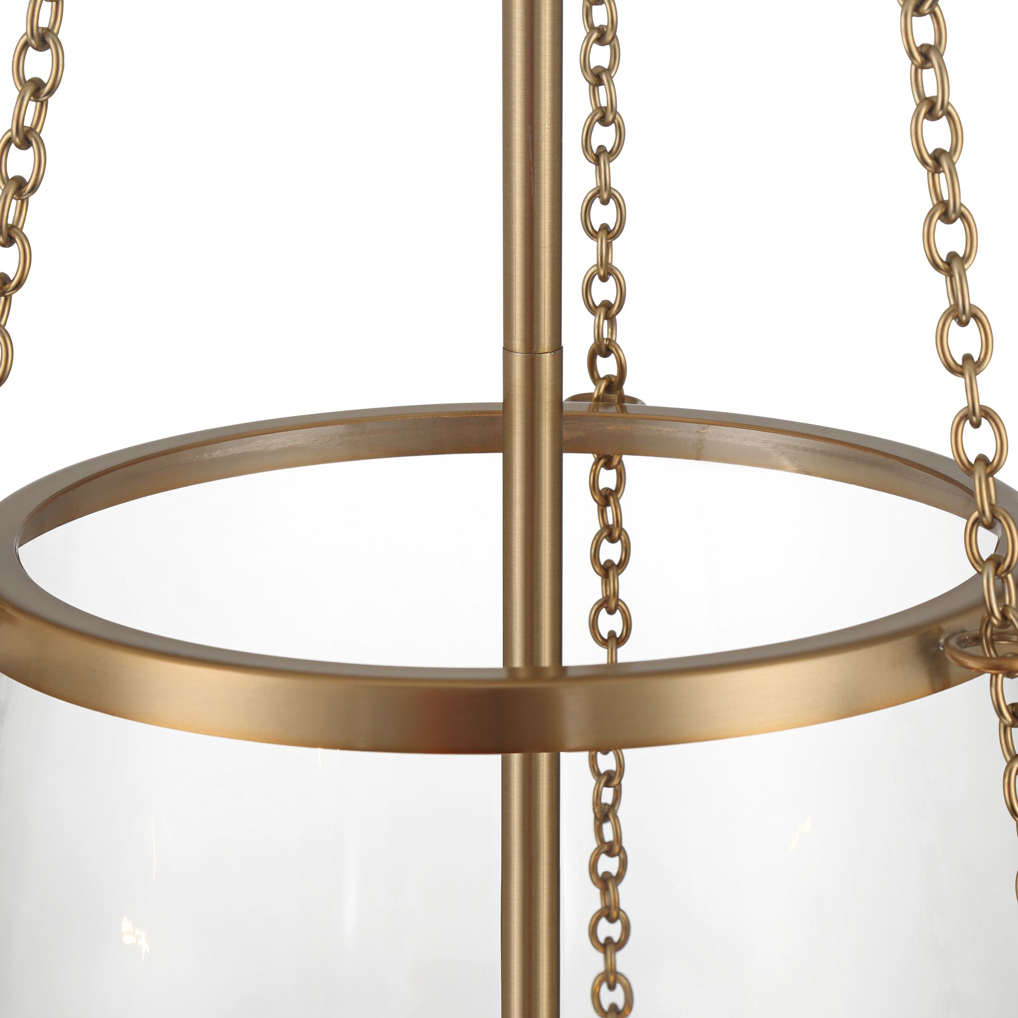 Image 4 Possini Euro Colmar 15 3/4" Wide Soft Gold Glass 4-Light Chandelier more views