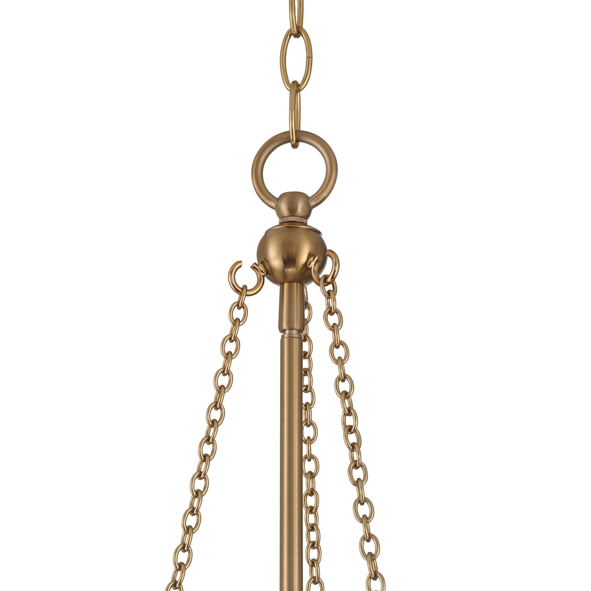 Image 5 Possini Euro Colmar 15 3/4" Wide Soft Gold Glass 4-Light Chandelier more views