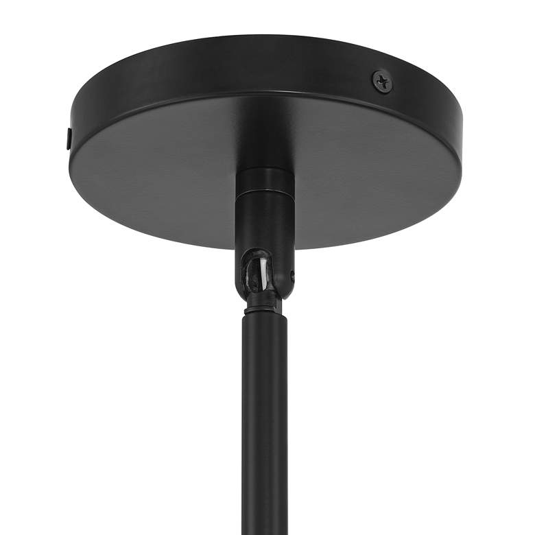 Image 5 Possini Euro Colonnade 35 1/4" Wide Black 24-Light 2-Tier Chandelier more views
