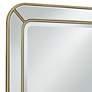 Possini Euro Colony 26" x 40" Shiny Gold Leaf Wall Mirror
