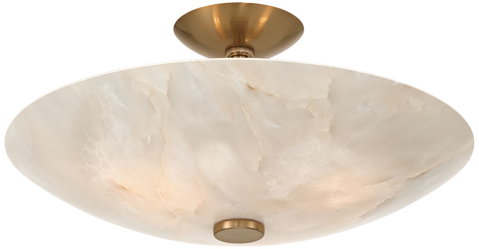 Image 3 Possini Euro Conero 18" Wide Soft Gold Coastal 3-Light Ceiling Light