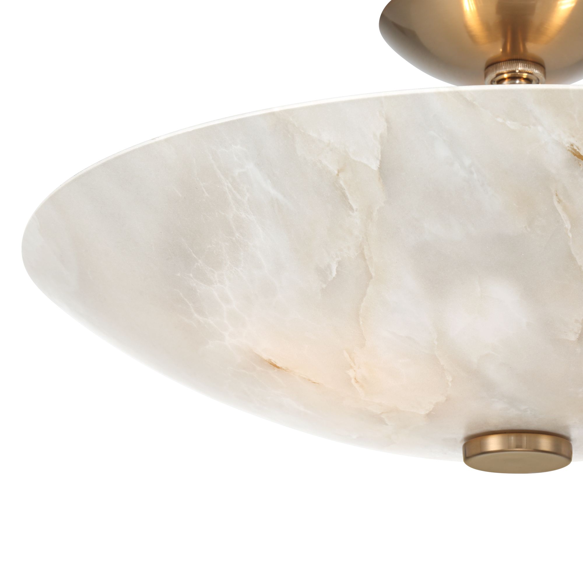 Image 4 Possini Euro Conero 18" Wide Soft Gold Coastal 3-Light Ceiling Light more views