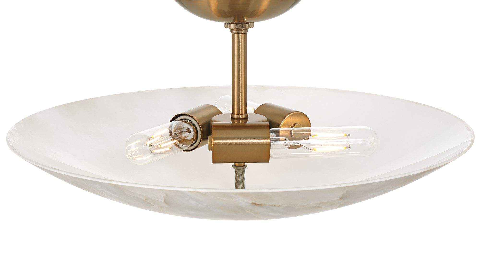 Image 5 Possini Euro Conero 18" Wide Soft Gold Coastal 3-Light Ceiling Light more views