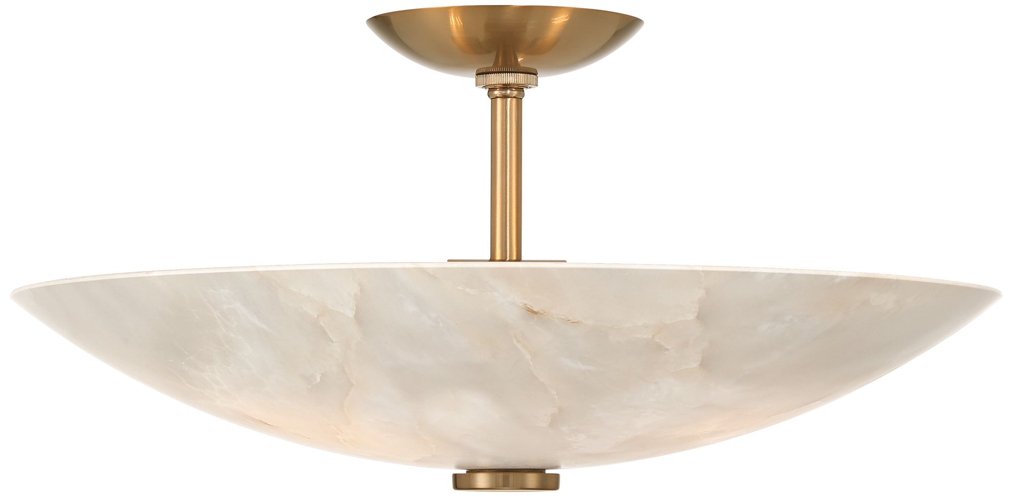 Image 7 Possini Euro Conero 18" Wide Soft Gold Coastal 3-Light Ceiling Light more views