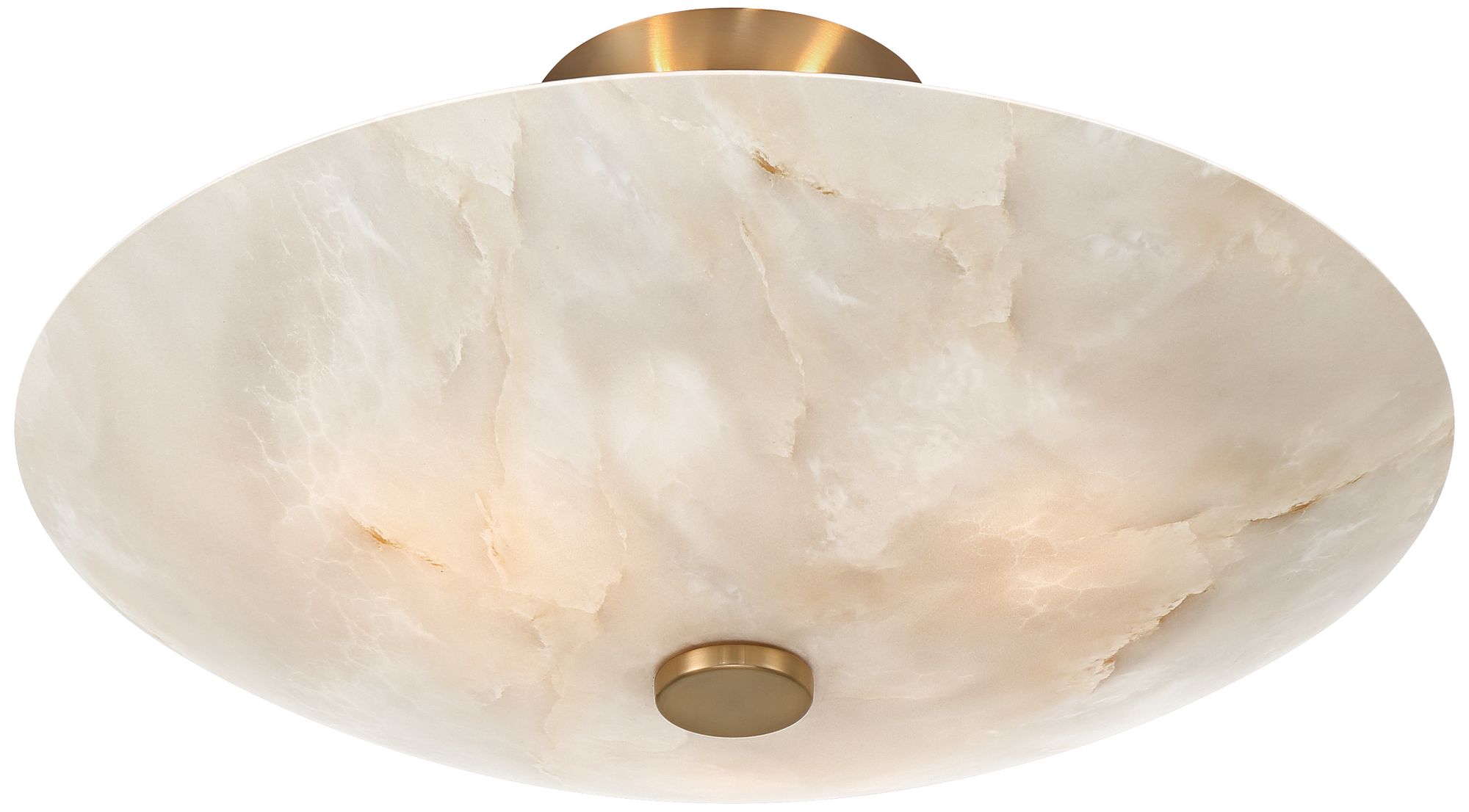 Possini Euro Conero 18" Wide Soft Gold Coastal 3-Light Ceiling Light in scene