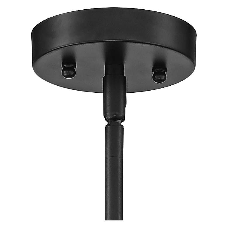 Image 4 Possini Euro Conroe 9" Wide Matte Black Open Cube Mini Pendant Light more views