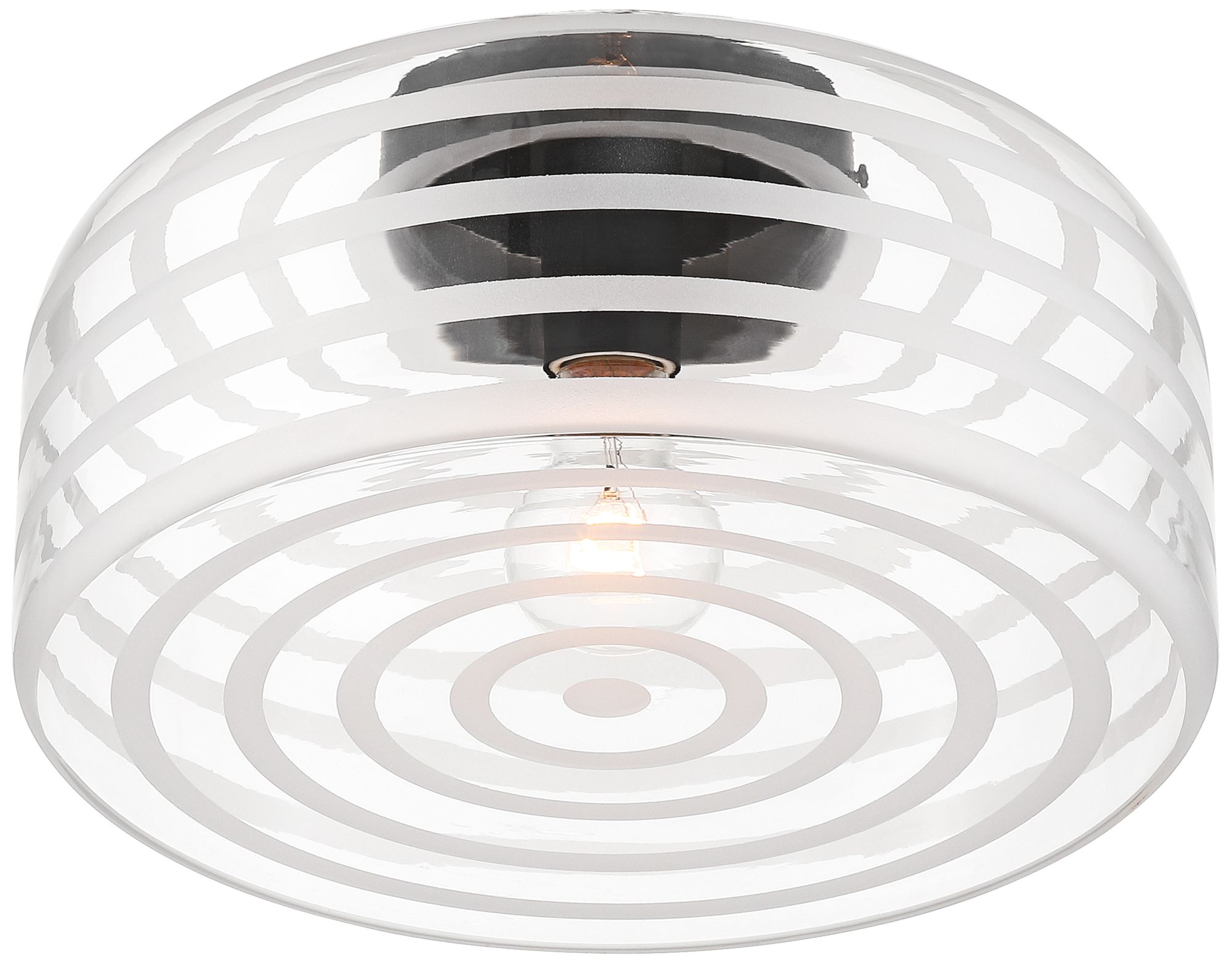Watch A Video About the Cooper Black Ceiling Light with Ribbed Glass