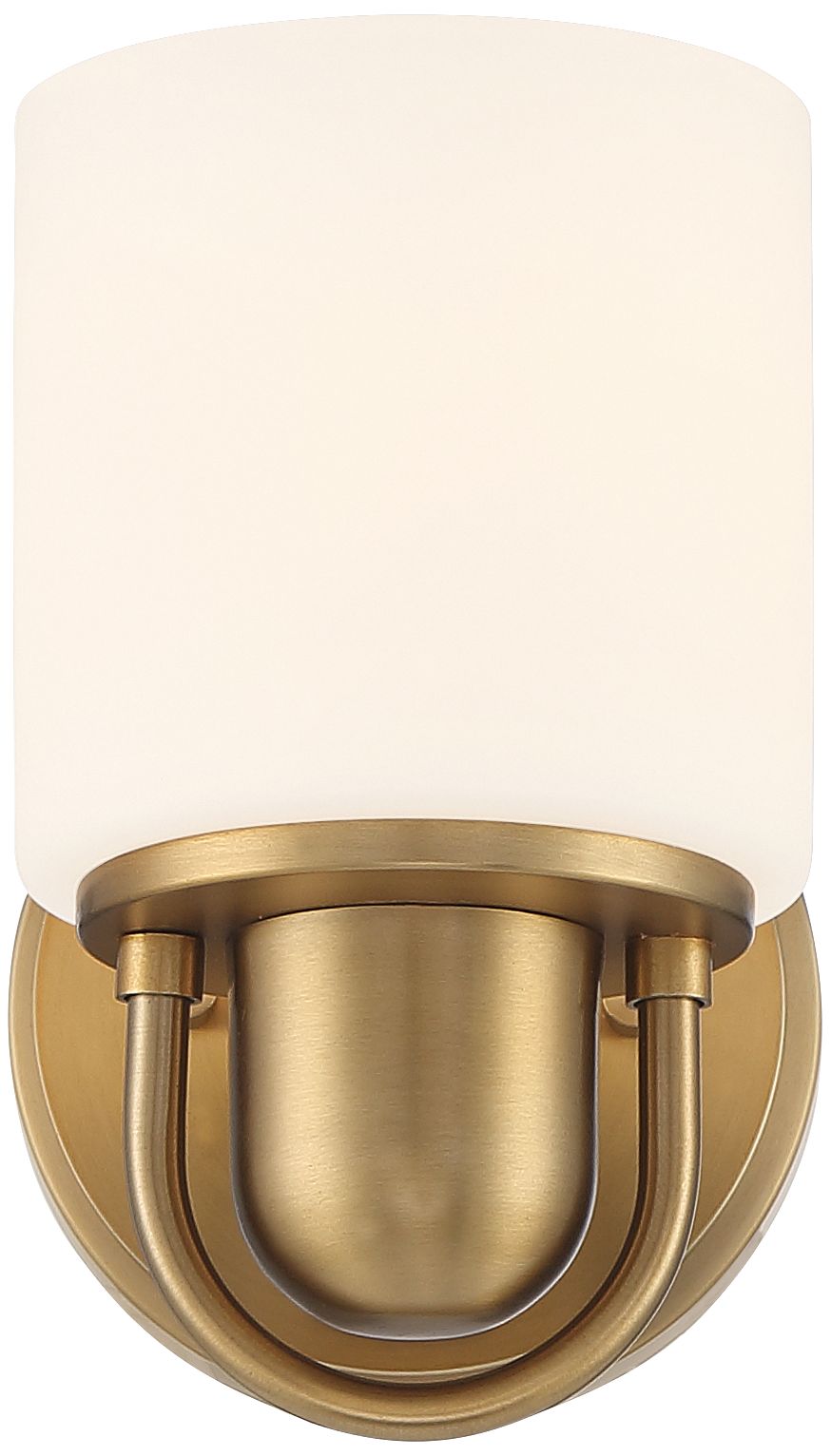 Image 4 Possini Euro Copenhagen 8 1/4" High Warm Brass Wall Sconce more views