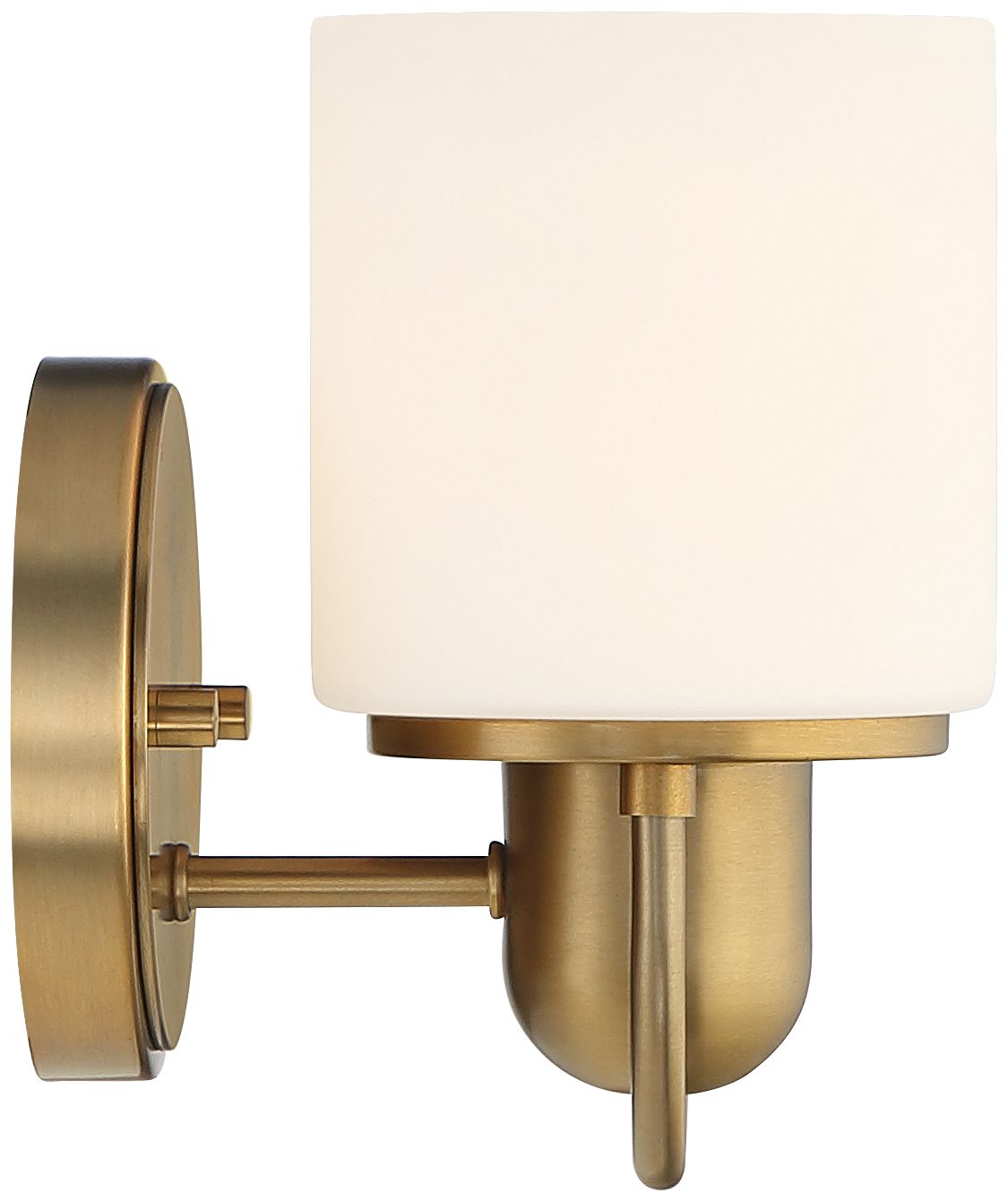Image 7 Possini Euro Copenhagen 8 1/4" High Warm Brass Wall Sconce more views