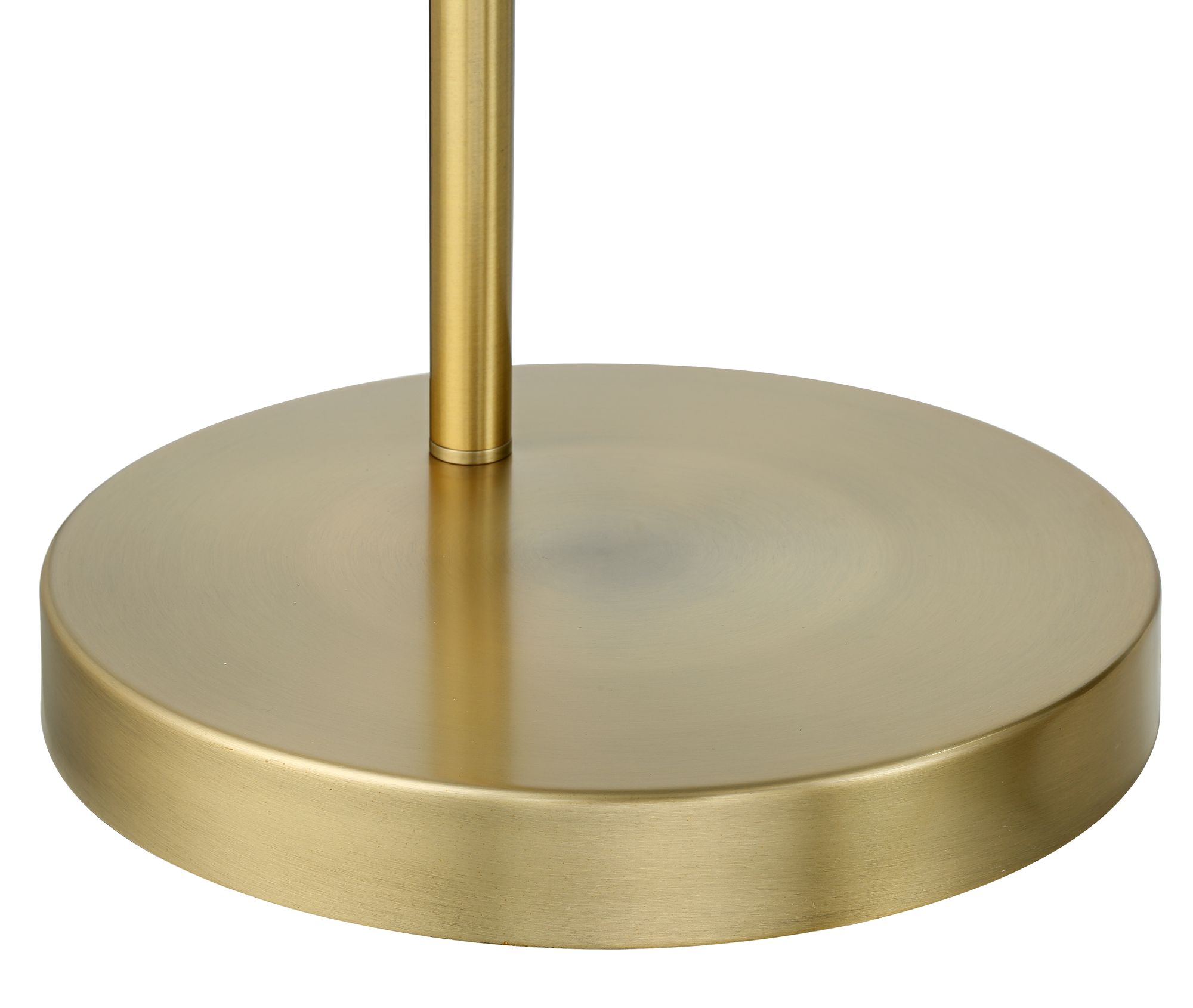 Image 4 Possini Euro Cora 72" Brass Metal Arc Floor Lamp with USB Dimmer more views