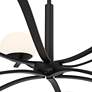 Thumbnail4 of Possini Euro Corus 37 3/4" Matte Black 10-Light Modern LED Chandelier more views