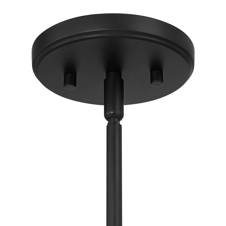 Image 5 Possini Euro Corus 37 3/4" Matte Black 10-Light Modern LED Chandelier more views