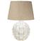Possini Euro Cosgrove 26 1/2" White Ceramic Modern Table Lamp
