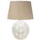 Possini Euro Cosgrove 26 1/2" White Ceramic Table Lamp with USB Dimmer