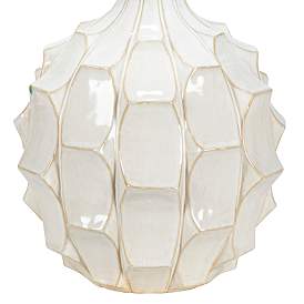 Image5 of Possini Euro Cosgrove 26 1/2" White Ceramic Table Lamps Set of 2 more views