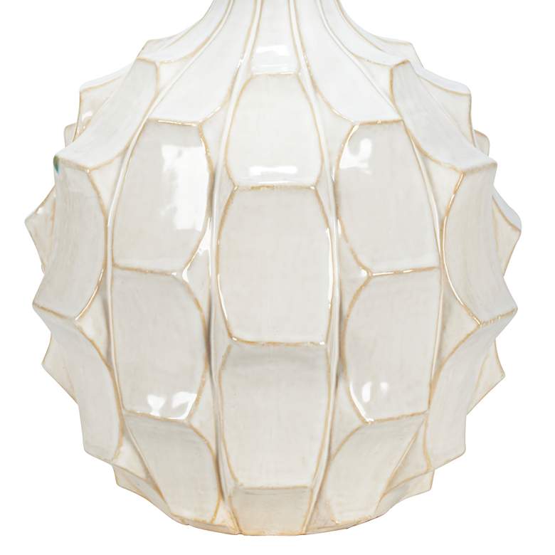 Image 5 Possini Euro Cosgrove 26 1/2" White Ceramic Table Lamps Set of 2 more views