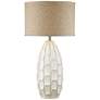 3_Possini Euro Cosgrove 32 3/4" White Ceramic Table Lamp with Dimmer