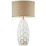 7_Possini Euro Cosgrove 32 3/4" White Ceramic Table Lamp with Dimmer more views
