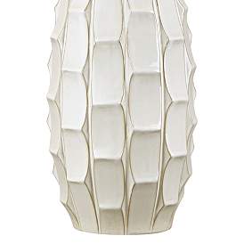 Image4 of Possini Euro Cosgrove 32 3/4" White Modern Ceramic Lamps Set of 2 more views