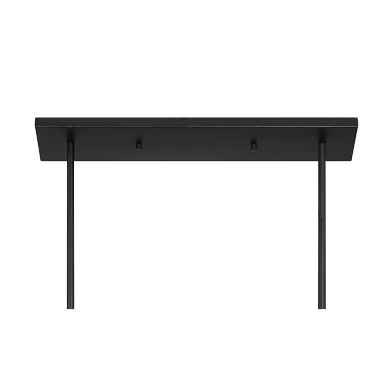 Image 6 Possini Euro Cosgrove 73" Matte Black 8-Light Island Sputnik Pendant more views