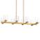 Possini Euro Costa Mesa 42" Wide 8-Light Modern Gold Island Chandelier