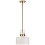 6_Possini Euro Courtney 10" Modern Soft Gold Matte White Mini Pendant more views