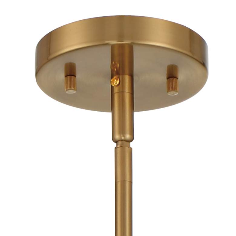 Image 5 Possini Euro Courtney 10" Soft Gold Matte White Mini Pendant Light more views