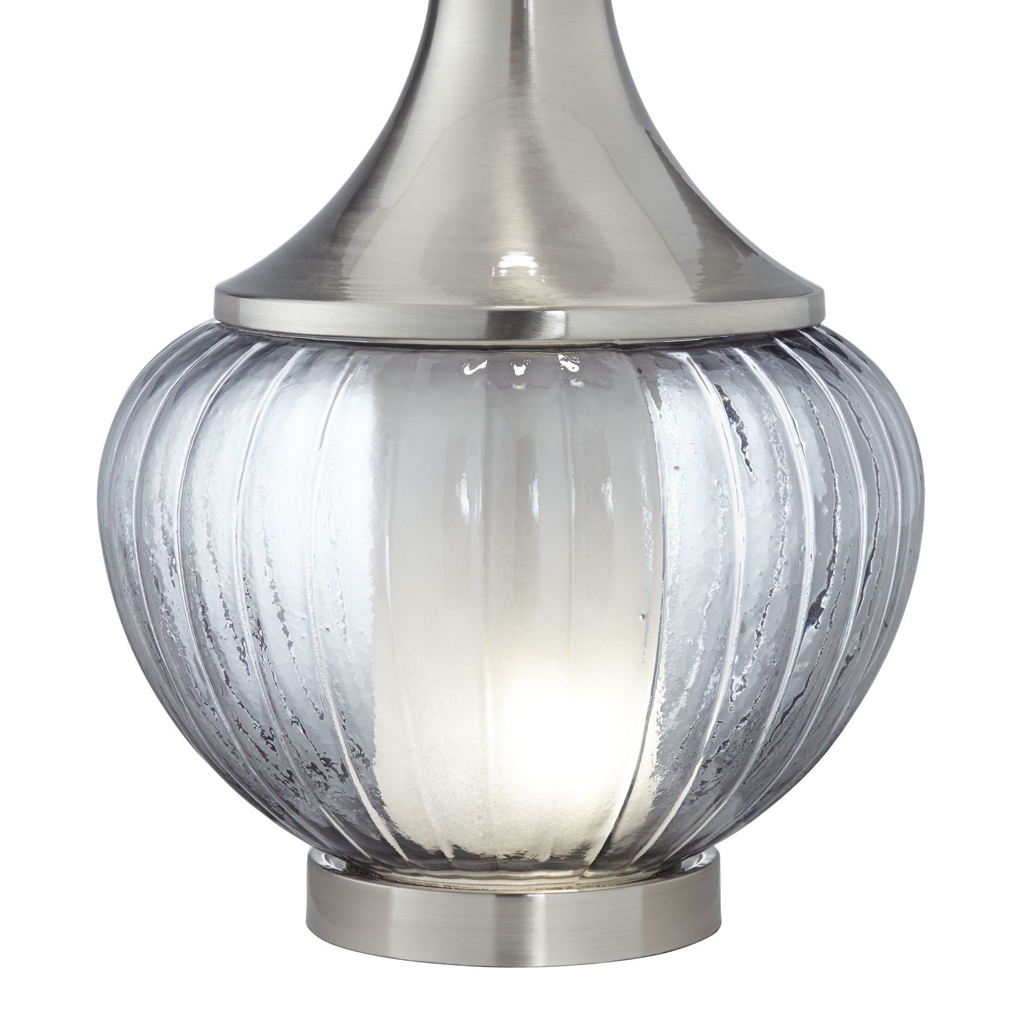 Image 3 Possini Euro Courtney 28 1/2" Glass Night Light Table Lamps Set of 2 more views