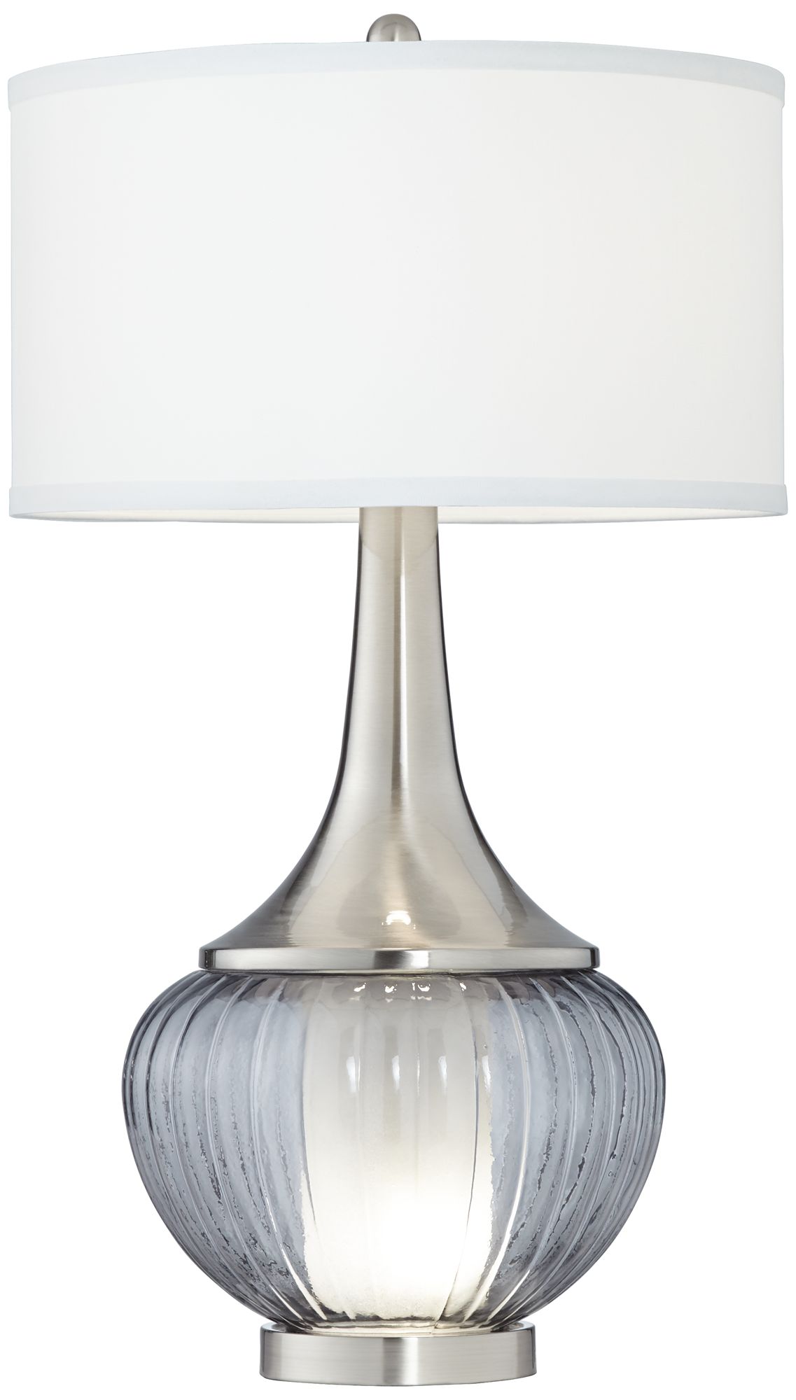 Image 5 Possini Euro Courtney 28 1/2" Glass Night Light Table Lamps Set of 2 more views