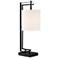 Possini Euro Covello 25" Modern Outlet and USB Desk Lamp