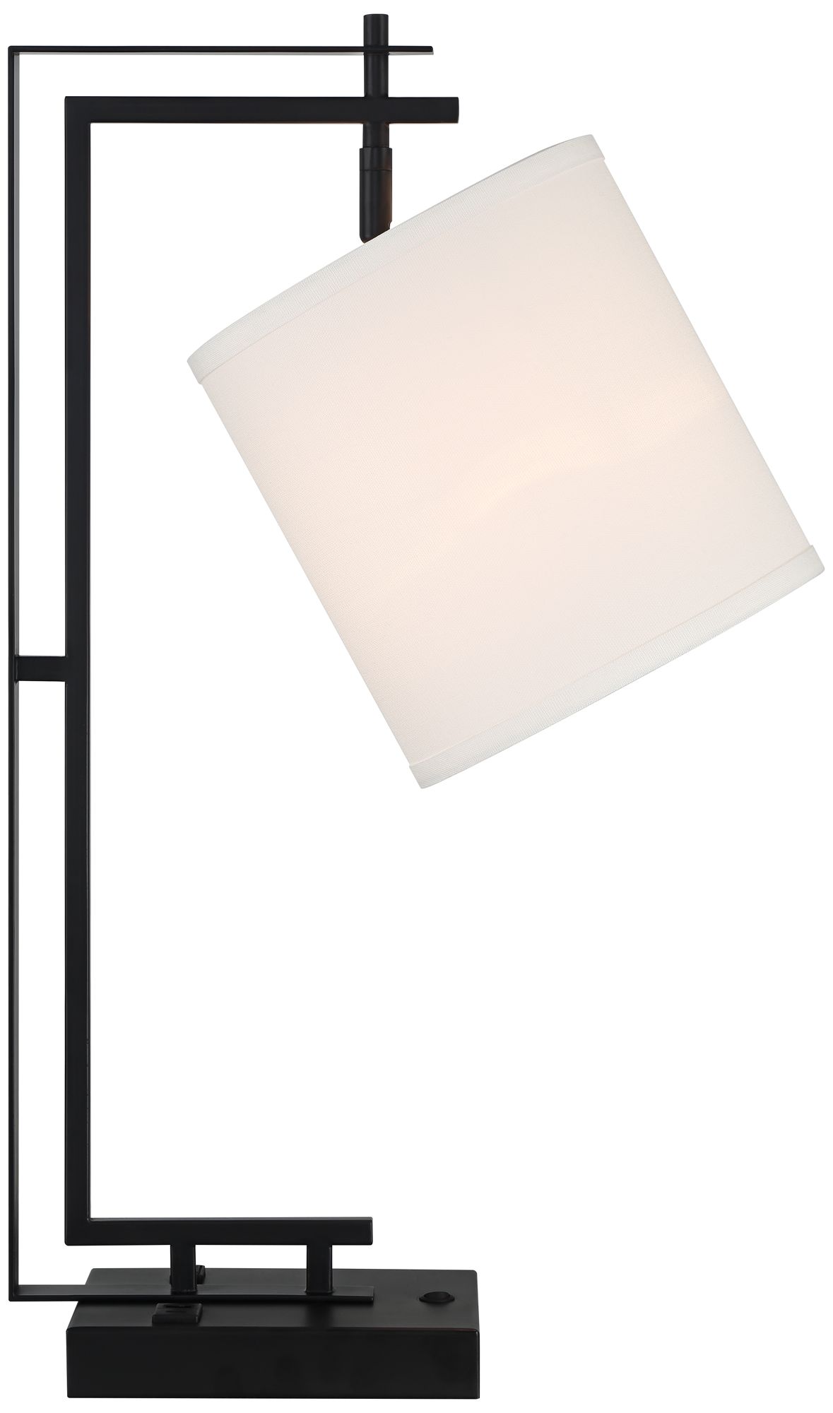 Possini Euro Covello 25" Modern Outlet and USB Desk Lamp