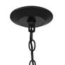 6_Possini Euro Covey 35 3/4" Wide Black 8-Light Ring Chandelier more views