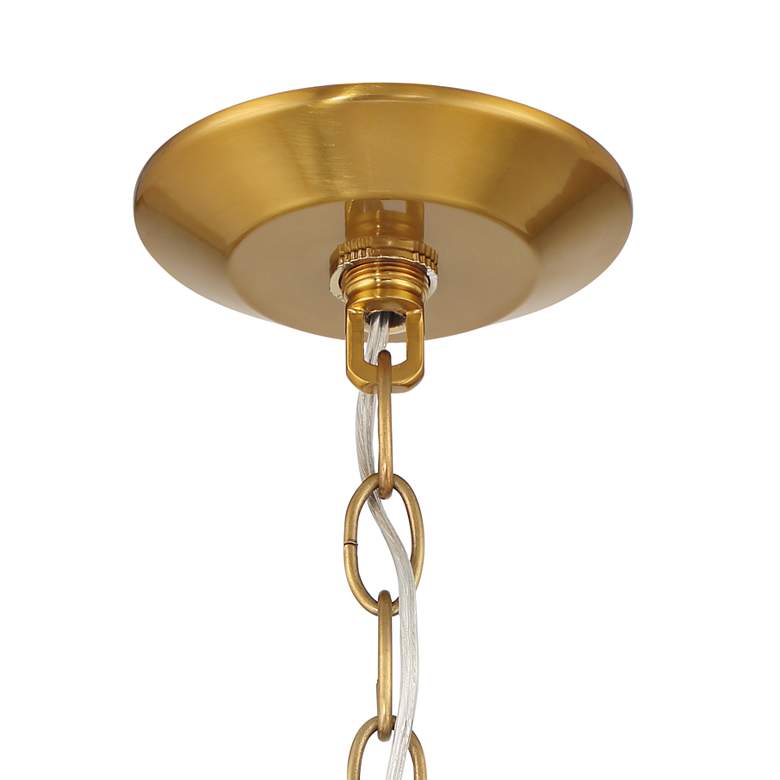 Image 5 Possini Euro Covey 36 inch Wide Gold 8-Light Ring Chandelier more views