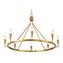 Watch A Video About the Possini Euro Covey Gold 8 Light Ring Chandelier