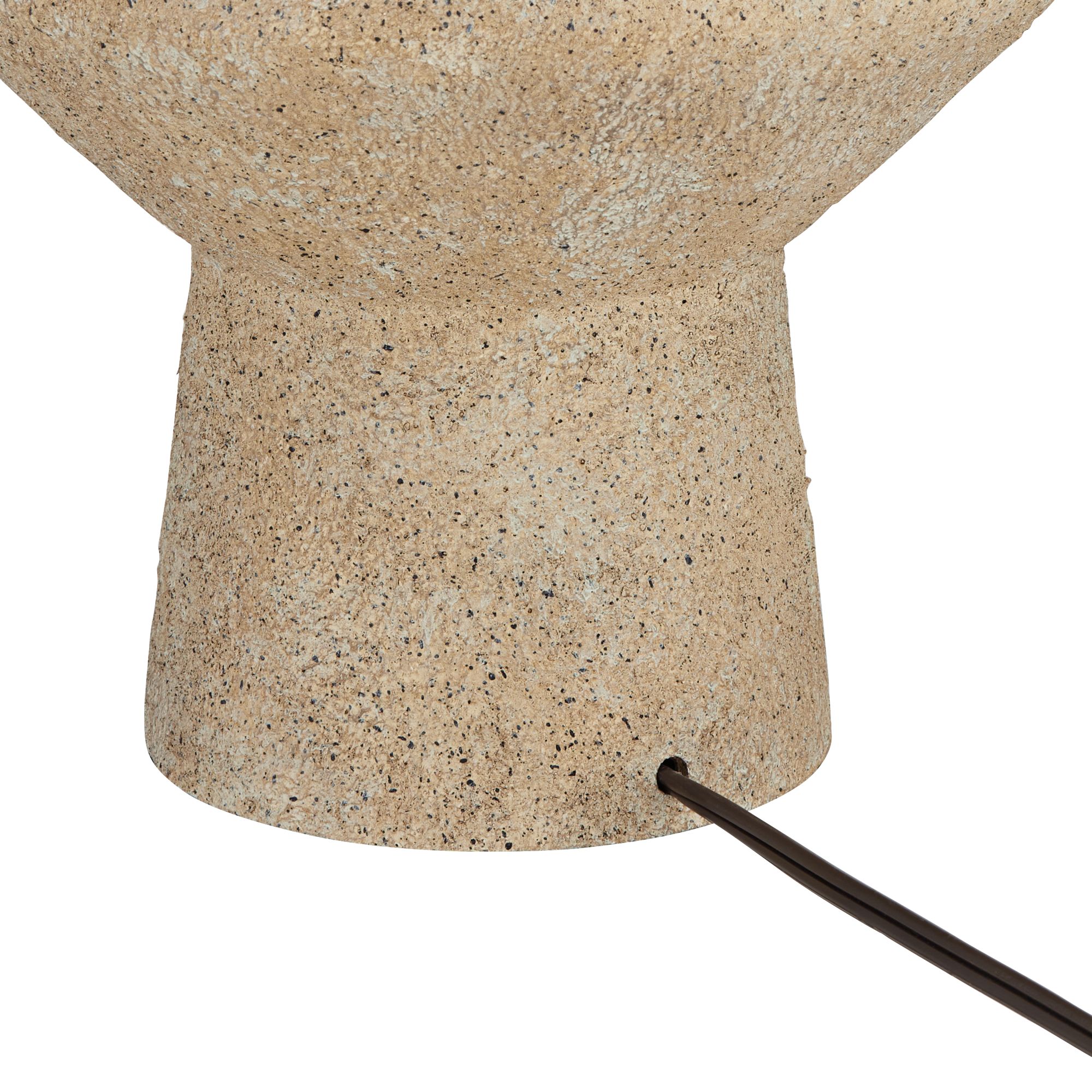 Possini Euro Cozumel 26 3/4" Rustic Beige Modern Table Lamps Set of 2 in scene