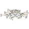 Possini Euro Crystal Berry Chrome 10-Light LED Ceiling Light
