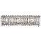 Possini Euro Crystal Columns 23" Wide Chrome and Crystal Bath Light