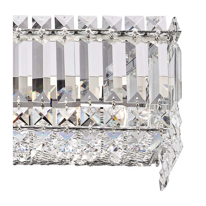Image 4 Possini Euro Crystal Columns 23 inch Wide Chrome and Crystal Bath Light more views