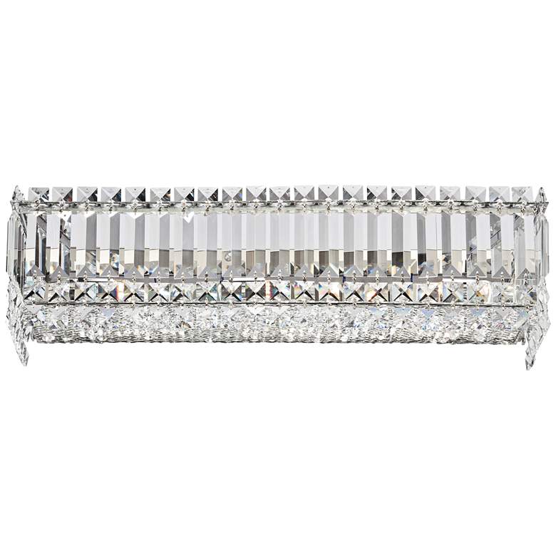 Image 5 Possini Euro Crystal Columns 23 inch Wide Chrome and Crystal Bath Light more views