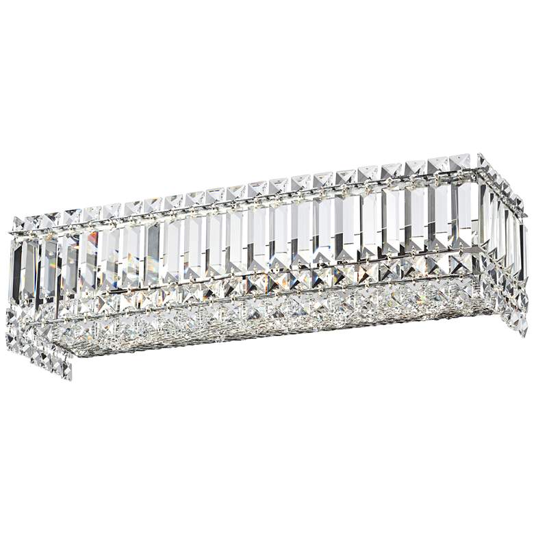 Image 6 Possini Euro Crystal Columns 23 inch Wide Chrome and Crystal Bath Light more views