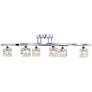 5_Possini Euro Crystal Cube 30 1/2" Wide Modern Chrome LED Ceiling Light more views