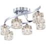 6_Possini Euro Crystal Cube 30 1/2" Wide Modern Chrome LED Ceiling Light more views